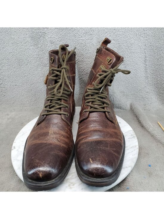 Aston Gray Shoes Mens Size 11 Rockcastle 2 Brown Leather Boots *Read* main image 10